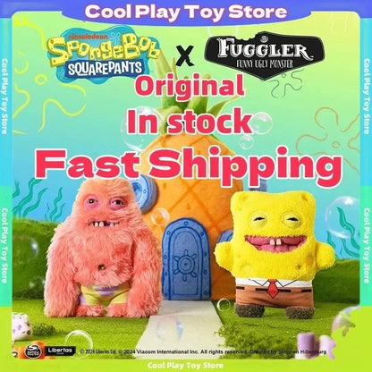 Fuggler Original Ugly Monster Tooth Spongebob Squarepants Plush Toy 22cm Stuffed Anime Gift Ugly Monster Plushies 22cm Gift