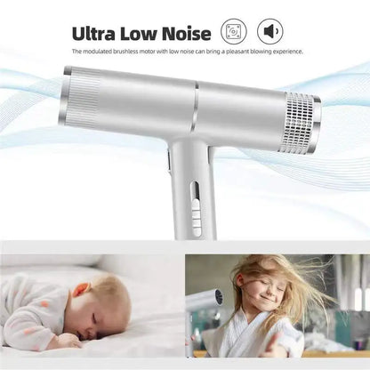 Professional Salon Hairdryer Household Strong Fast Drying Wind Gale Speed Portable Blow Dryer Anion Negative Ion Hair Dryer