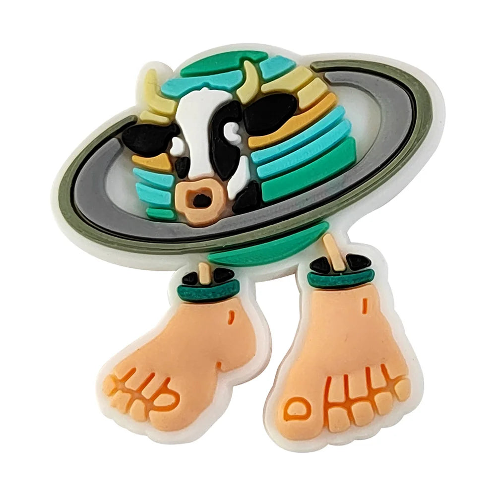 1-100PCS Italian Brainrot Funny Animal Shoe Charms Cartoon Clog Sandal Wristbands Decorations Shoes Ornaments Buckle Kids Gifts