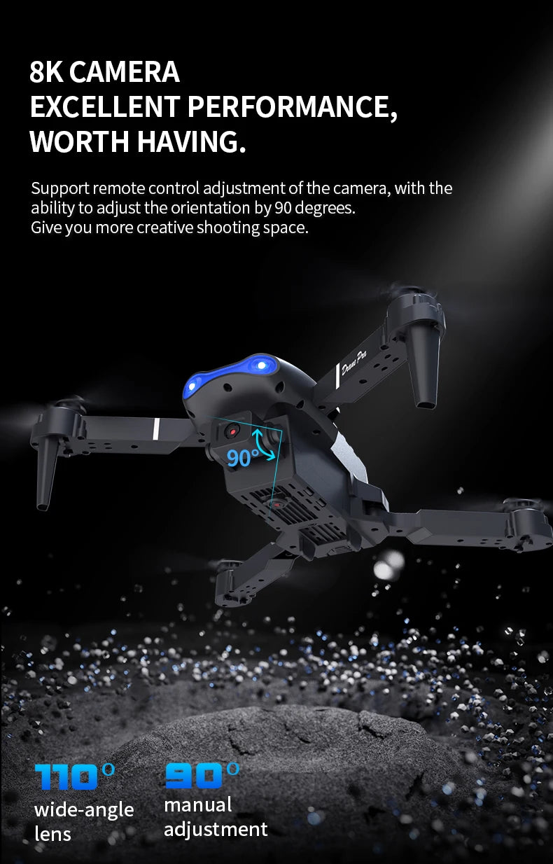 E99 Pro Drone Screen remote control Quadcopter Remote Four Axis Aircraft 8K HD Photography UAV Altitude Fixation Helicopter Toy