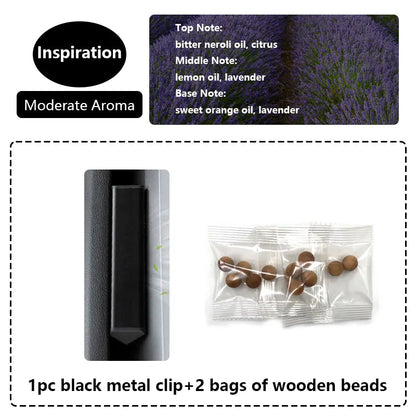 For Tesla Model 3/Y Air Freshener - Invisible Design -Automatic Deodorizer Fragrance Diffuser Car Aromatherapy Wooden Bead