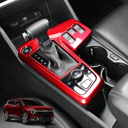 Car Center Control Panel For Tuning Kia Sportage NQ5 2022 2023 Left Hand Drive Gear Shift Cover Central Decal Protection