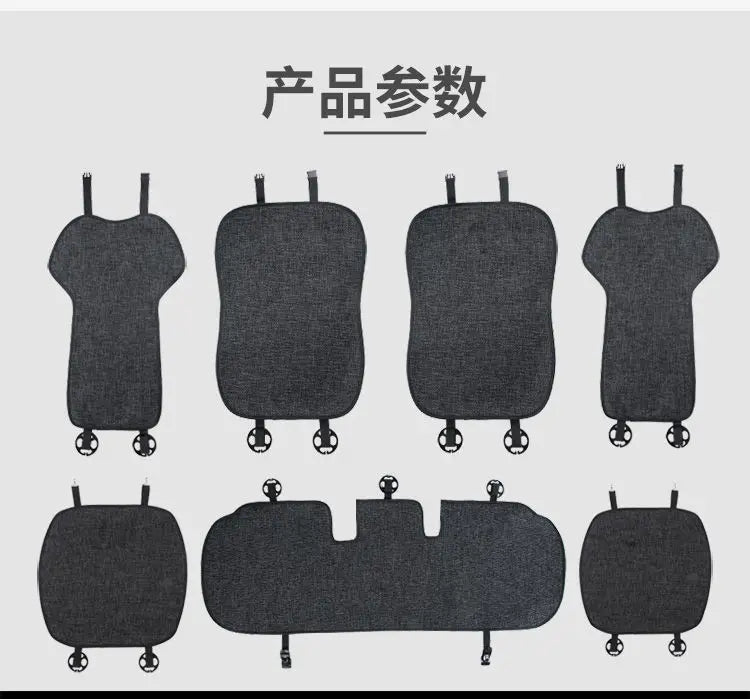 For BYD Atto 3 Seal U Song Plus EV DMI Dolphin mini Seal Seat Covers Linen Breathable Warm Car Seat Cushion Interior Accessories