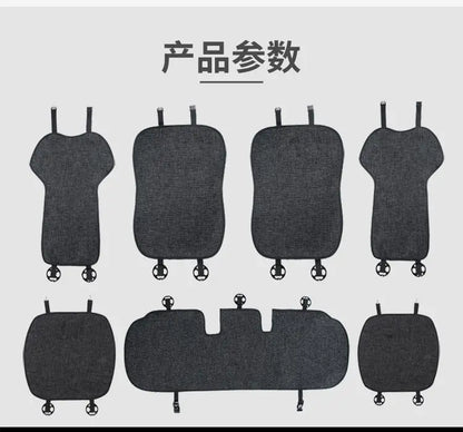 For BYD Atto 3 Seal U Song Plus EV DMI Dolphin mini Seal Seat Covers Linen Breathable Warm Car Seat Cushion Interior Accessories