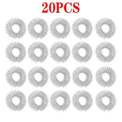 100/20/10pcs New Finger Massage Ring Acupuncture Acupressure Body Care Relax Hand Blood Circulation Pain Relief Body Massager