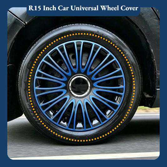 R15 Inch  4PCS Car Universal Wheel Cover Hubcap Replacement Hub Caps Wheel Rim Cover Tire Accessories Snap on SUV Truck