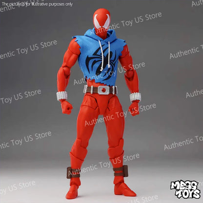 Original Mess Toys Scarlet Hero Scarlet Spiderman Messtoys Spider Man Anime Action Figure Figurine Statue Model Gifts Kids Toys