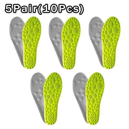 4D Cloud Technology Insole - Super Soft / Ultra Comfort Insole / Sneakers Pad - Acupoint Massage Insole for Foot & Joint Support
