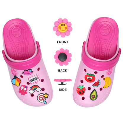 17-100Pcs Game Series Shoe Charms Cartoon Clog Sandal Garden Shoes Charms Ornaments Accessories Decorations for Kids Party Gifts