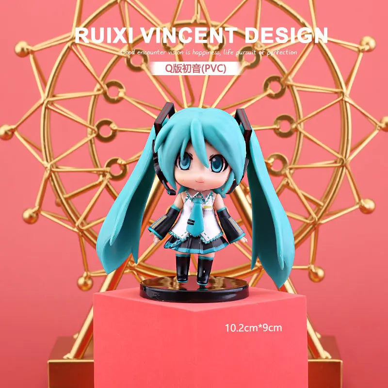 Anime Figure Hatsune Miku Model Statue Doll Beautiful Girl Sailor Moon Rem Asuna Cosplay Merchandise Collectible Gift For Fans