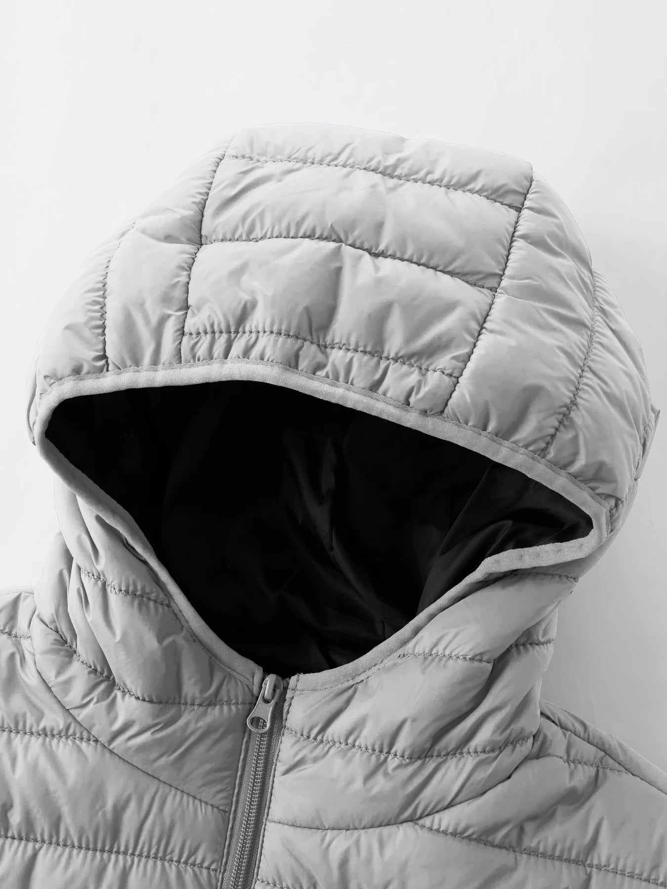 Men's Autumn and Winter Casual Cotton Jacket with Hood, Lightweight Ribbed Jacket Suitable for Outdoor Sports, Leisure and Warmth