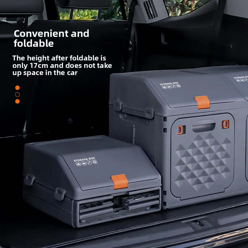Bevel Car Trunk Storage Box Outdoor Camping Box Foldable Storage Box Camping Finishing Box