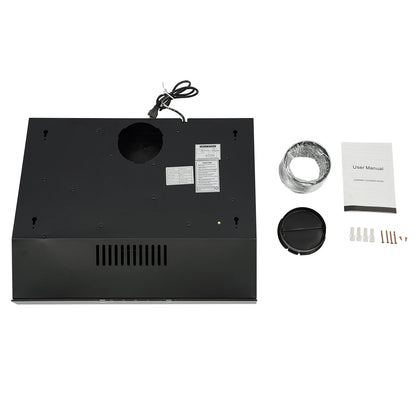 Under Cabinet Range Hood Wall Mount Dual Motor Kitchen Vent Hood Durable Stainless Steel And Acrylic Construction High Temperature Baking Paint Smart Touch Gesture Control Powerful 900CFM Suction Low Noise Kitchen Exhaust Fan
