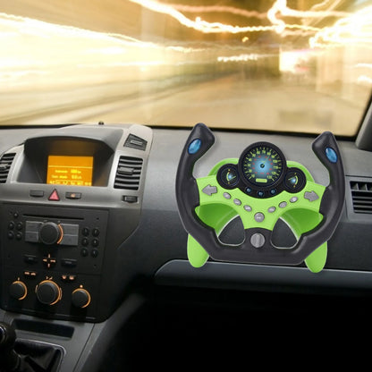 Child Kid Sound Light Simulation Steering Wheel Early Educational Intelligent Toy