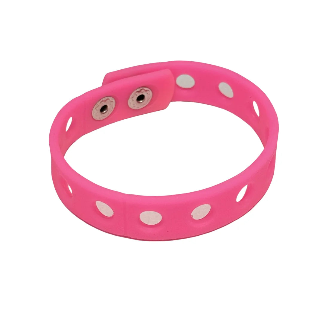 1/12/50/100PCS 21cm Silicone Flexible Holes Fit Shoe Charms Wrist Band Bracelet Sports Casual Bangle For Watches Decorations