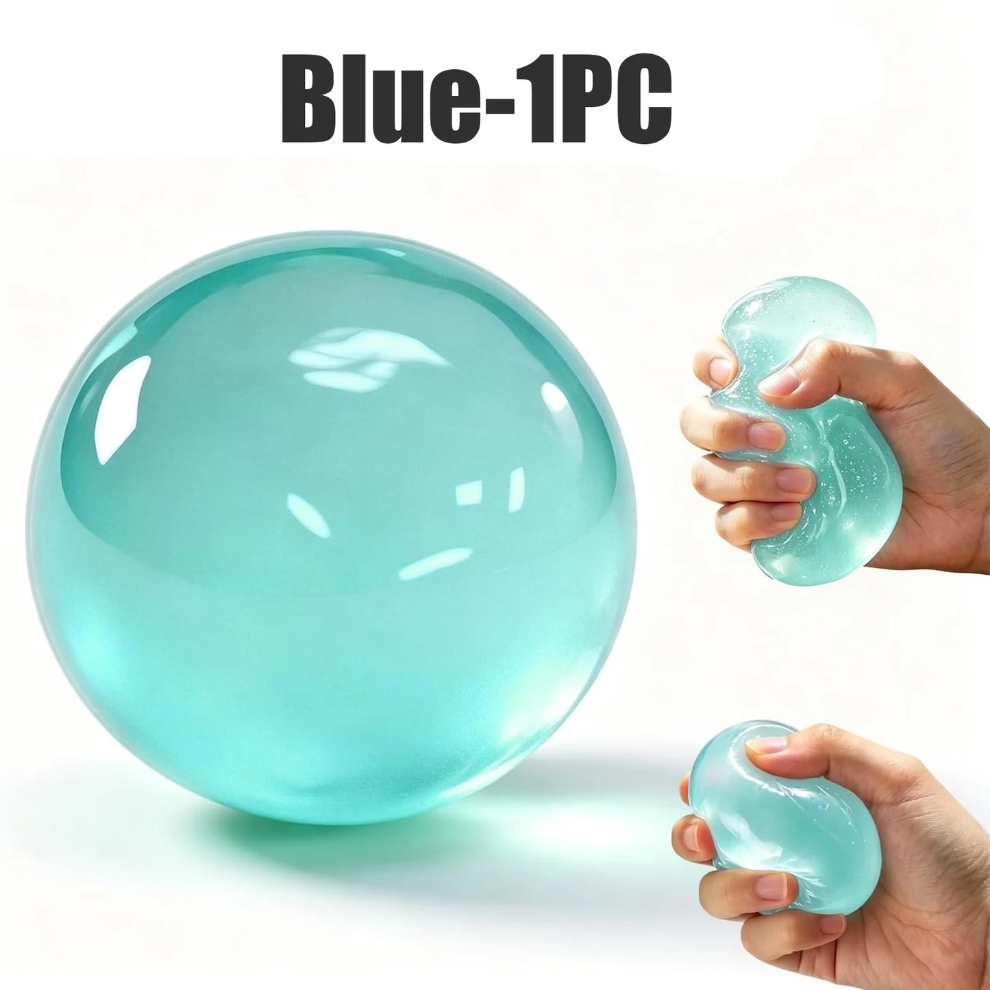 Artisan Coconut Oil Soft Gel Stress Ball Slow Rebound Squishy Toy with Jelly Texture Perfect Decompression Fidget for Adults