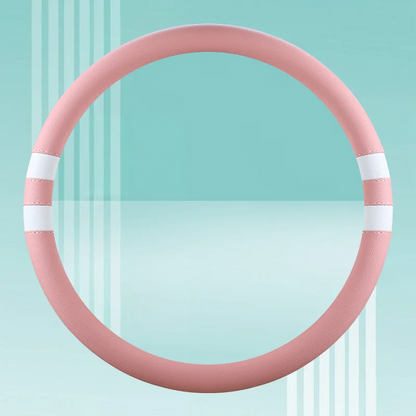 Car Steering Wheel Cover for Women Girls Universal 14.5-15 Inch, Breathable , Non-Slip, Car Interior Accessories for Most Cars