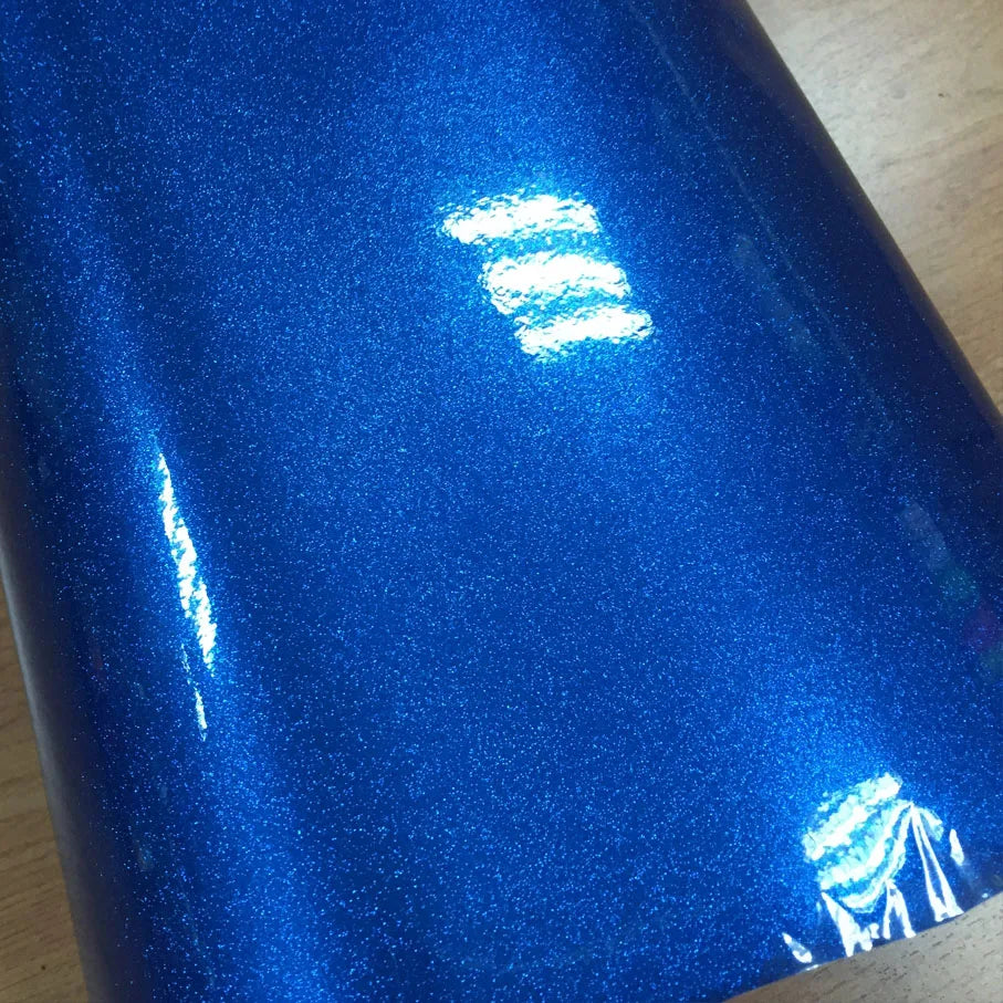 12/30/50/58X100CM/LOT FOR CHOICE Premium Blue High glossy diamond vinyl wrap film with air free bubble