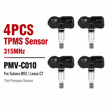 4PCS TPMS Sensor for Subaru BRZ Lexus CT 315MHz PMV-C010 4260706020 Tire Pressure Sensor