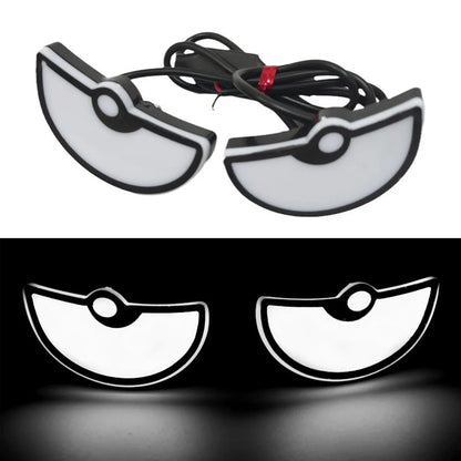 2PCS Car LED Devil Eyes Light Universal Demon Eyes Headlight Motorcycle Mini Turn Signal Flasher Tail Lamp Auto Decoration Light