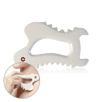 Ceramic Gua Sha Board Skin Scraping Tools Face Massager Whole Body Carving Guasha, Body Massage Tool