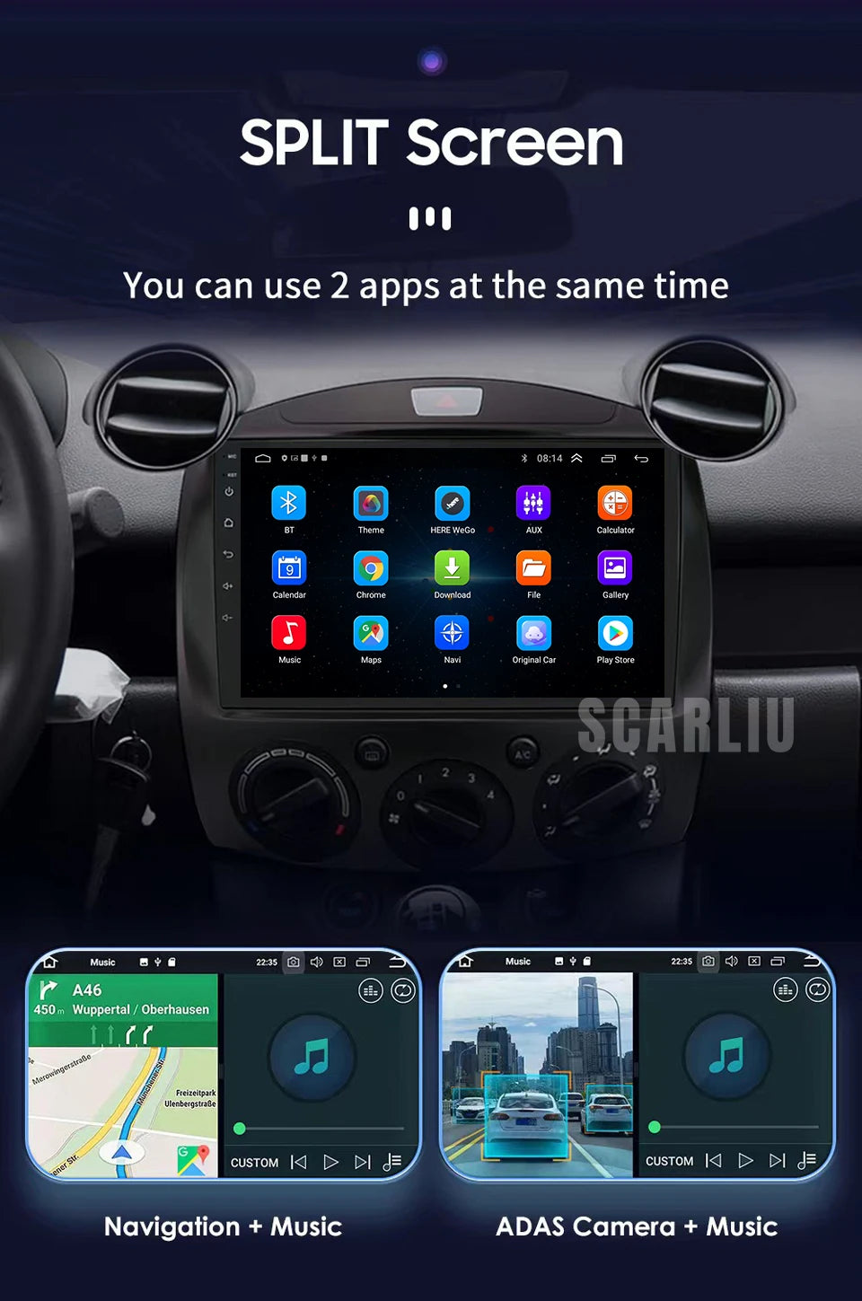 8+128 Android 16 Car Radio Multimedia Carplay For Nissan Qashqai 1 J10 2006 - 2013 4G Wifi Navi GPS DVD 2Din BT Autoradio Stereo