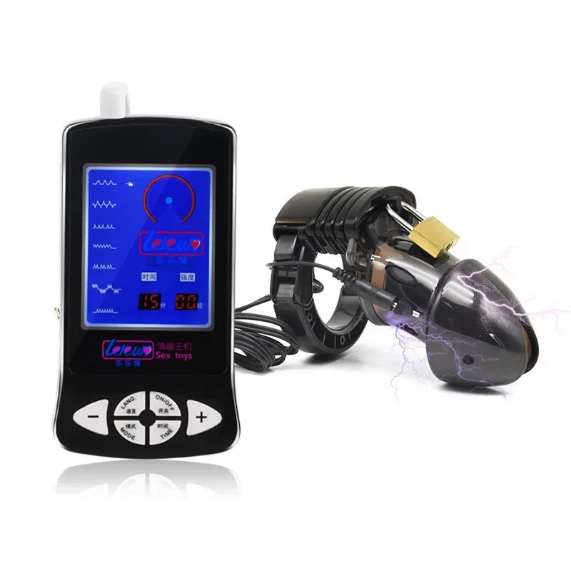 Sex Products Electric Shock Penis Ring Cock Ring Electro Stimulation Medical Therapy Massager Bdsm E-Stim Sex Toys For Men