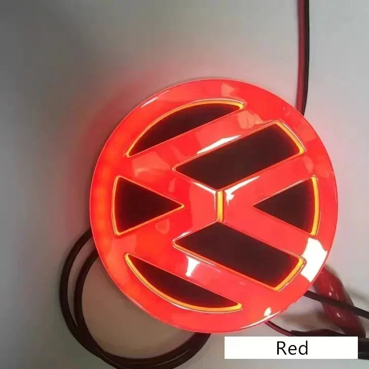 Volkswagen 11CM 4D LED Car Front Rear Emblem Badge light For VW Polo Golf Jetta Beetle CC Tiguan Touran Passat MK7 MK5 B5 B6