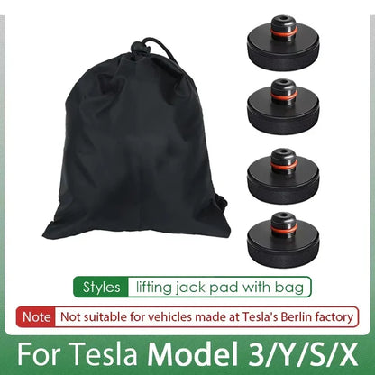 4pcs Lifting Jack Pads for Tesla Model 3 Y S X Juniper 2026 2025 2024 Accessories Rubber Pucks Chassis Lift Stands Adapter Case