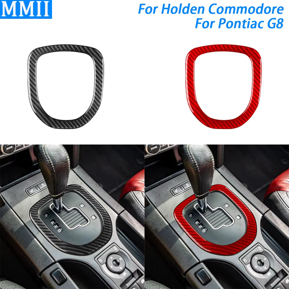 For Pontiac G8 2008-2009 For Holden Commodore 2006-2012 Carbon Fiber Gear Shift Frame Panel Trim Cover Car Accessories Sticker