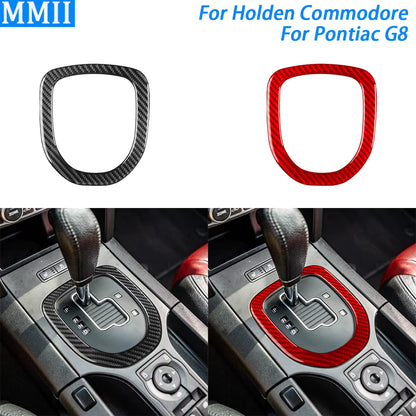 For Pontiac G8 2008-2009 For Holden Commodore 2006-2012 Carbon Fiber Gear Shift Frame Panel Trim Cover Car Accessories Sticker