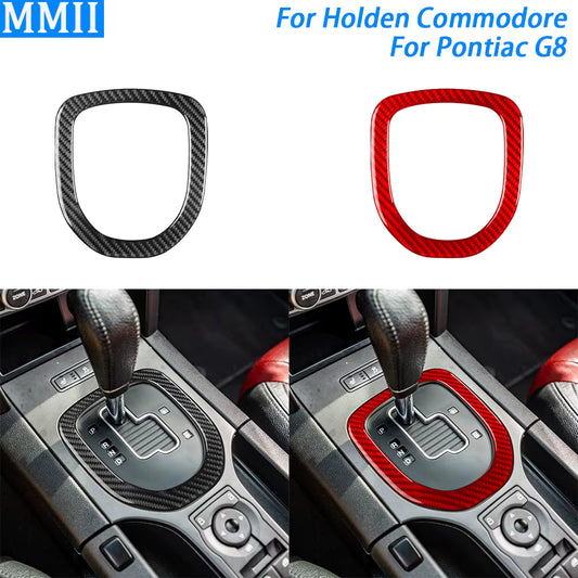 For Pontiac G8 2008-2009 For Holden Commodore 2006-2012 Carbon Fiber Gear Shift Frame Panel Trim Cover Car Accessories Sticker