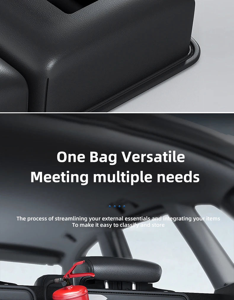 1pcs Car Trunk Storage Bag SUV Seat Back Hanging Tools Organizer Multifunctional Storage Bag for BYD Seal Atto3 S2 S6 S7 X Dream