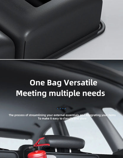 1pcs Car Trunk Storage Bag SUV Seat Back Hanging Tools Organizer Multifunctional Storage Bag for BYD Seal Atto3 S2 S6 S7 X Dream