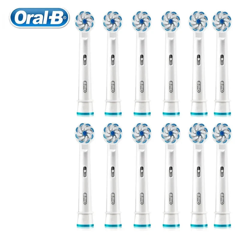 Oral B EB60 Toothbrush Heads Soft Bristle Sensitive Gentle Cleaning Gum Care Replacement Electric Tooth Brush Nozzles 1-12 pcs