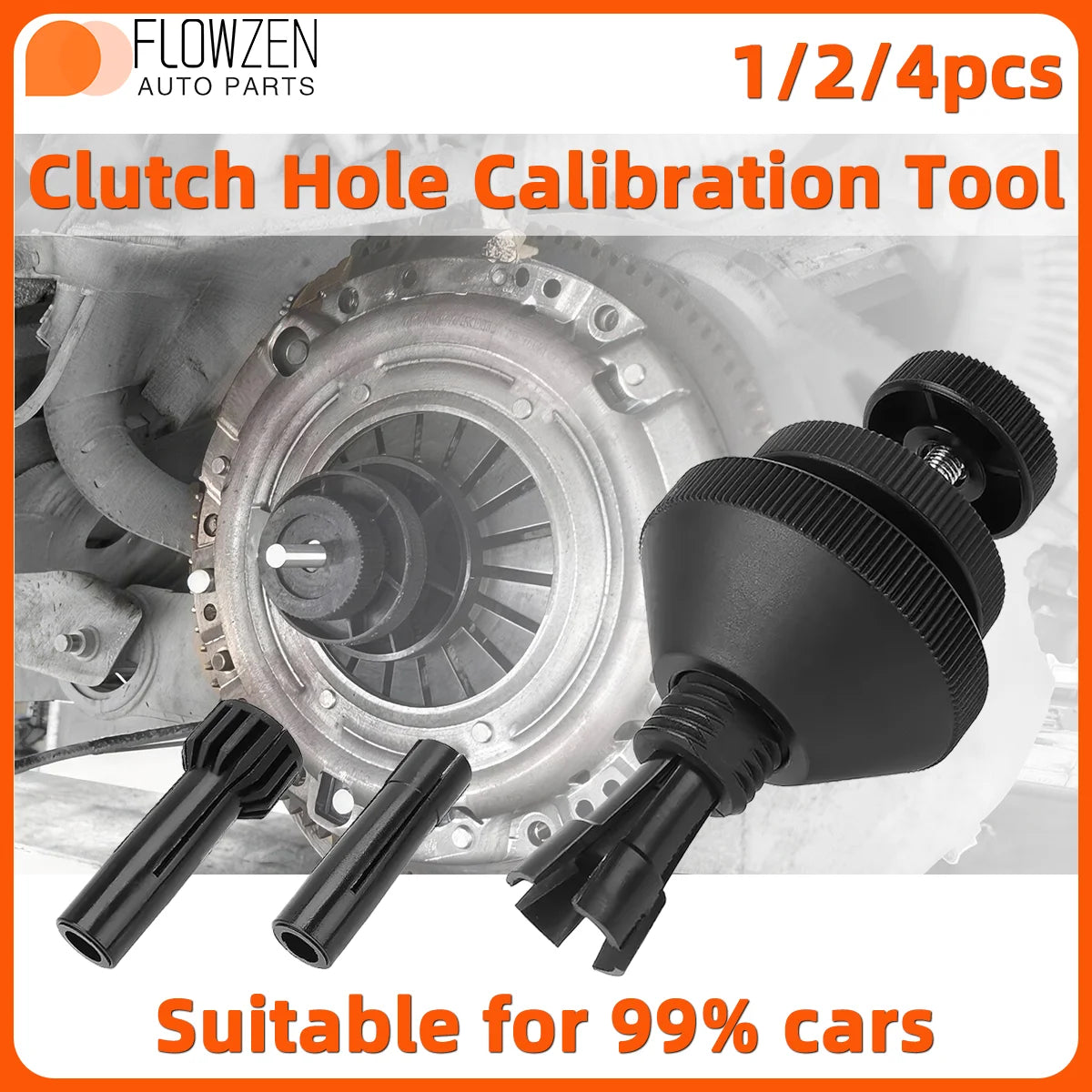 1/2/4set Nylon Car Clutch Hole Calibration And Disassembly Tool Kit Clutch Disassembly And Maintenance Tool