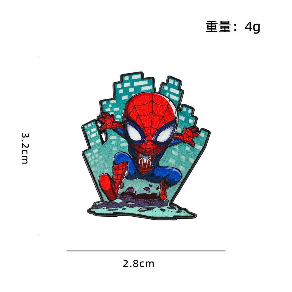 Cartoon Pins Metal Anime Badge Funny Comics Enamel  Cute Collar Pins Brooches Jewelry Lapel Pin Jewelry Collection Friend Gifts
