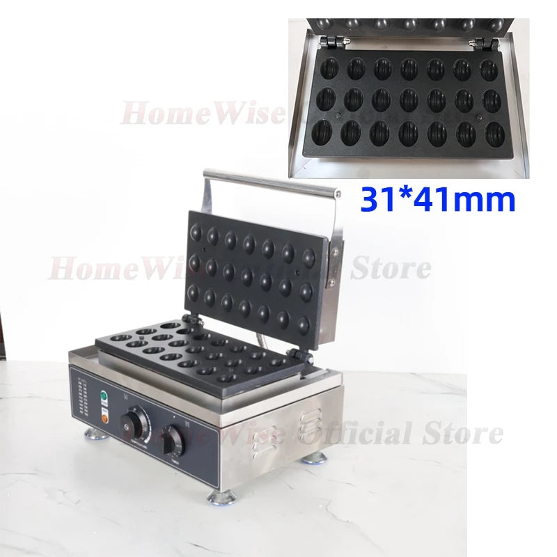 HomeWise Electric Waffle Maker 1550W Nut Shaped Waffle Making Machine Chestnut Peel Crispy Waffles Maker Kitchen Appliance