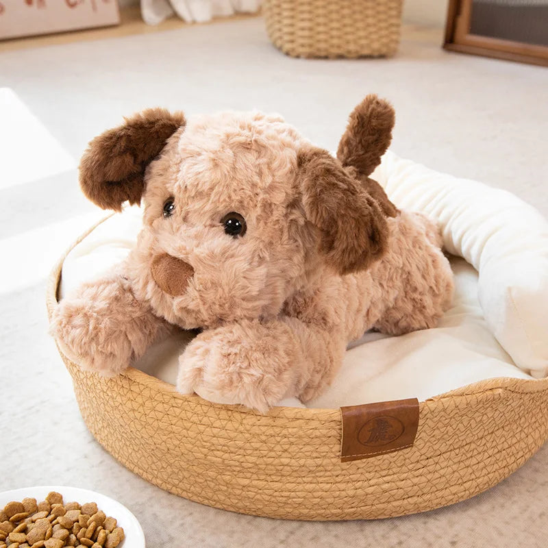 Hot 1pc 35cm/55cm Cute Puppy Plush Toy Stuffed Soft Animal Dog Doll Sleeping Pillow Cushion Christmas Birthday Gift For Kids