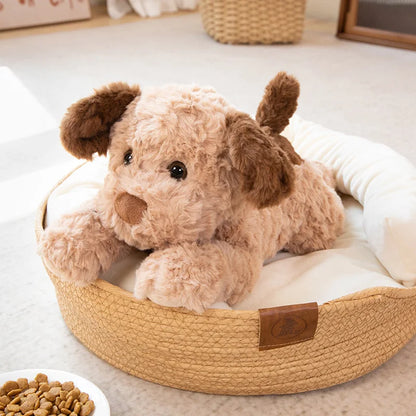 Hot 1pc 35cm/55cm Cute Puppy Plush Toy Stuffed Soft Animal Dog Doll Sleeping Pillow Cushion Christmas Birthday Gift For Kids