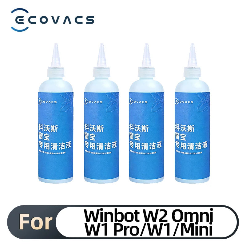 For Ecovas Winbot W2 Omni, W1 Pro, W1, Mini Detergent Sweeper-Antibacterial Cleaner High-Efficiency Cleaning Solution