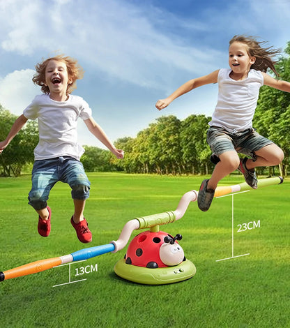 4 Styles Ladybug Multifunction Exercise Machine Ferrule Jump Rocket Launcher Toy Sports Entertainment Game Outdoor Educational