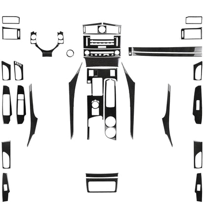 For Lexus IS250 IS350 300H 2013-2019 Carbon Fiber Gear Shift Air Outlet CD AC Window Lift Set Car Interior Accessories Sticker