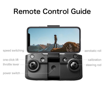 NEW Aeri100 VR Drone 1:1 Scale Aerodynamic Design 8K 1080P HD Camera Remote Control Brushless 360° Obstacle Avoidance Flying Toy