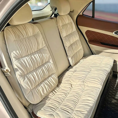 Universal Winter Car Seat Cover Cushion Thick Plush Pad Fashion Warm Front Chair Protector For Sedan SUV Car Accessories