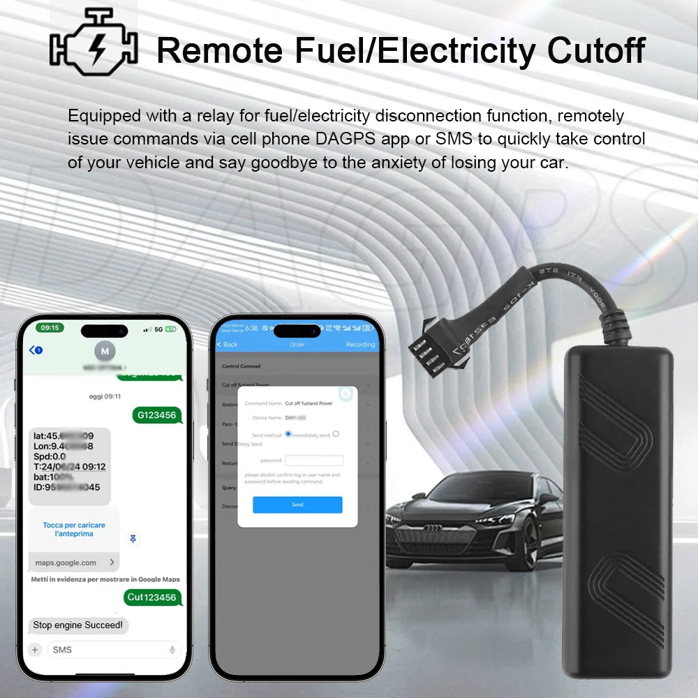 5pcs TK205 GPS Tracker ST-901 Support 9~90V Car Motorcycle Locator Start/Stop Car Engine With Real Time tracking System APP
