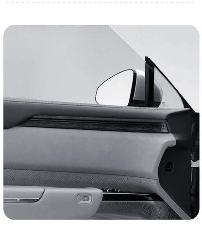 For ZEEKR 7X 2025 Super Suede Interior Accessory, Car Central Control Sliding Cover Panel Steering Wheel Decal Air Outlet Trim