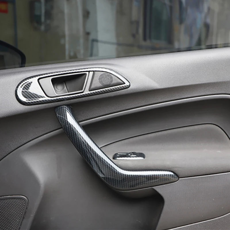 For Ford Fiesta 2009-2013 2012 2011 2010 Door Handle Decoration Protective Cover Trim Sticker
