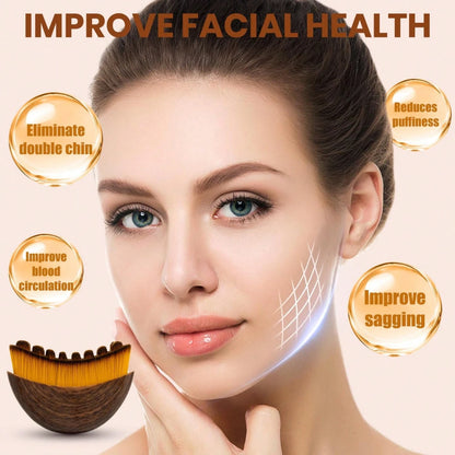 Lymphatic Contour Face Brush,Chin &Jawline Sculpting,Drainage Massager for Face,Ergonomically Designed to Fit The Skin Precisely