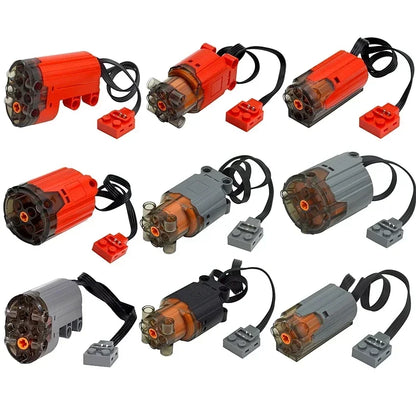 MOC Power Function Technical Parts Motor Servo Strengthen Motor Building Blocks Multi High Speed PF Sets Brick Toys DIY Motor